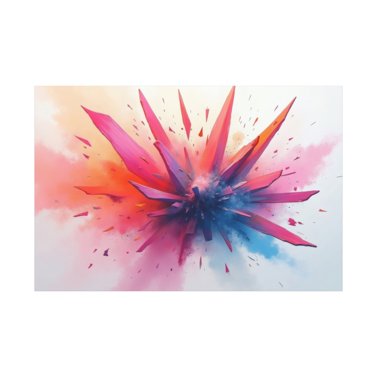 Explosive Hues: A Burst of Color