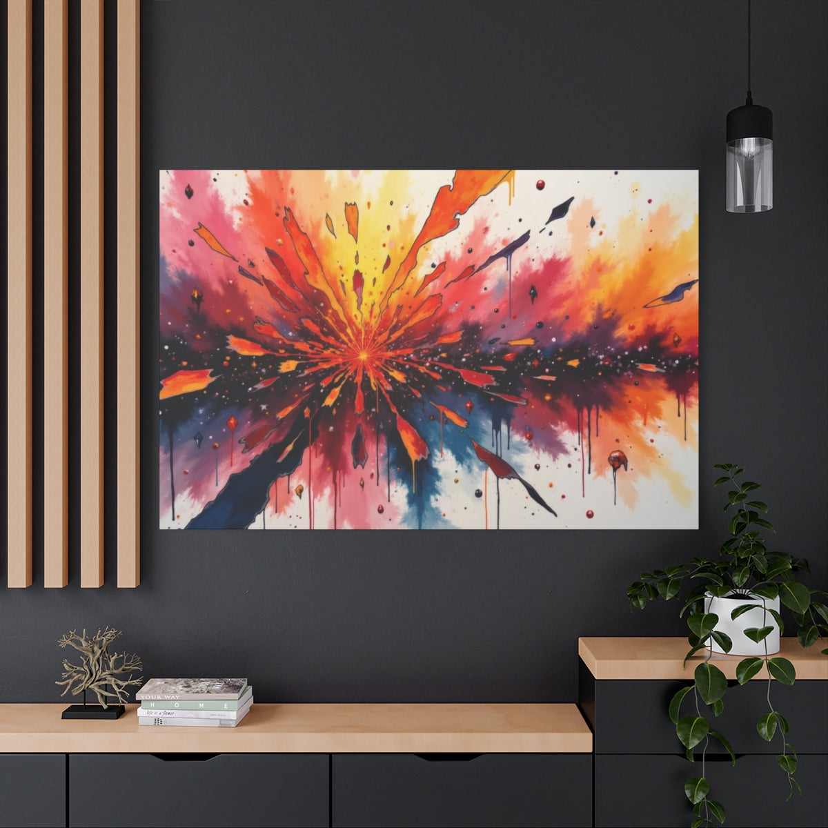 Explosive Burst of Color