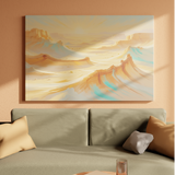 Sunlit Desert Waves