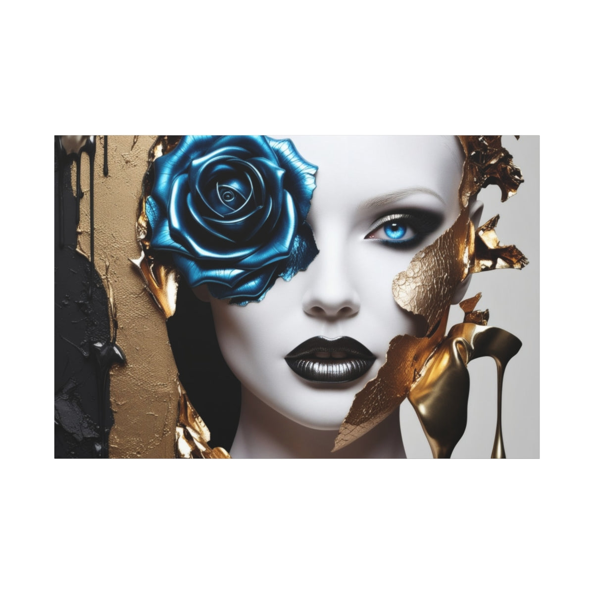 Elegance in Metallic Blooms