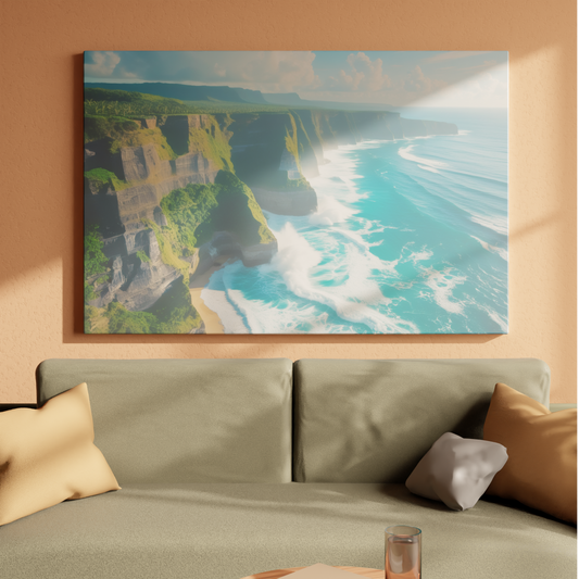 Majestic Cliffs and Ocean Symphony