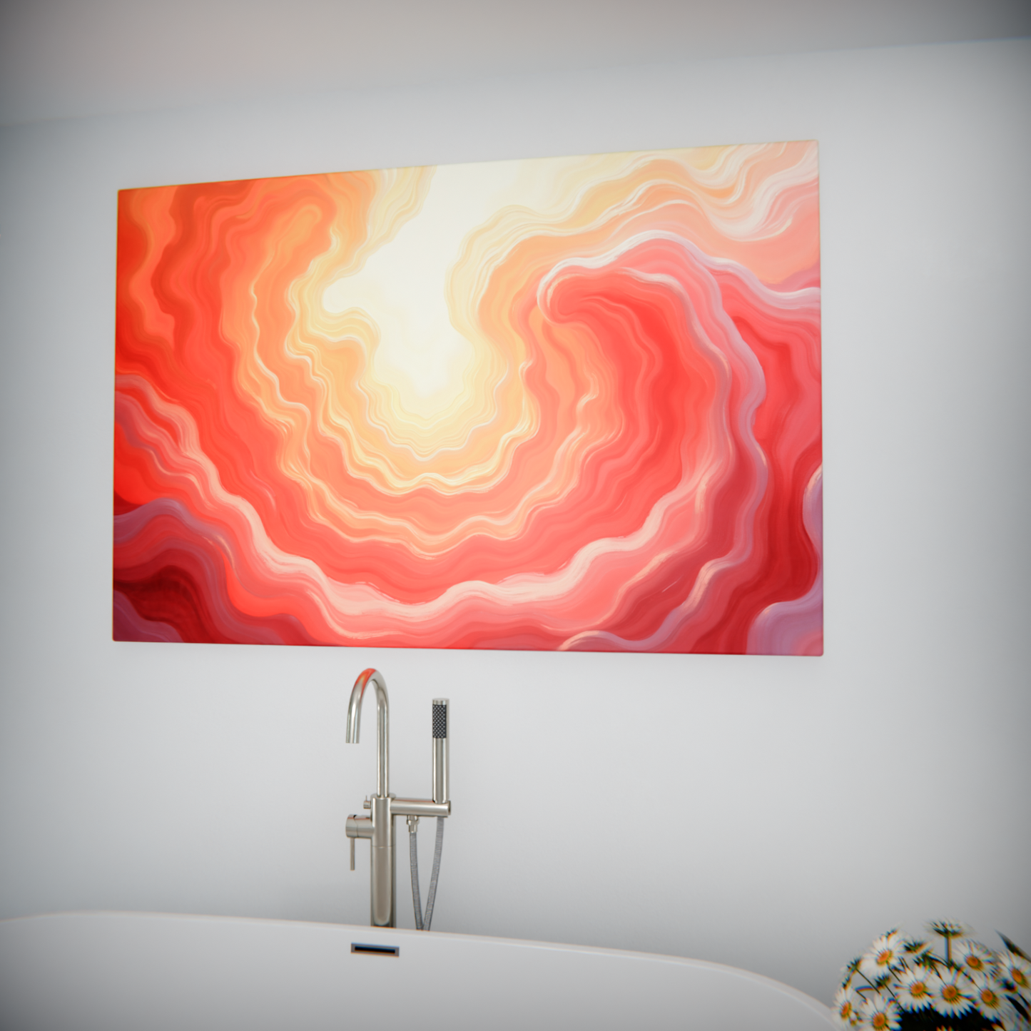 Radiant Sunset Waves