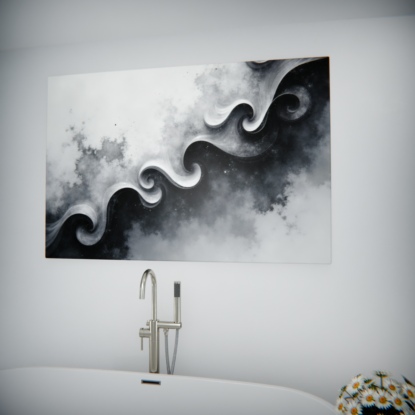 Monochrome Curvilinear Symphony