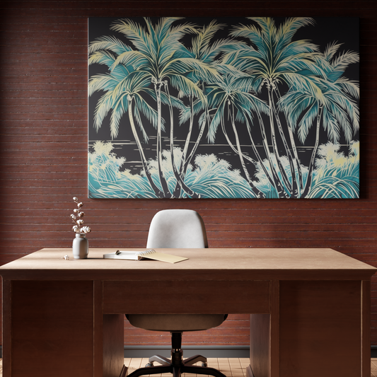 Tropical Oasis Silhouette