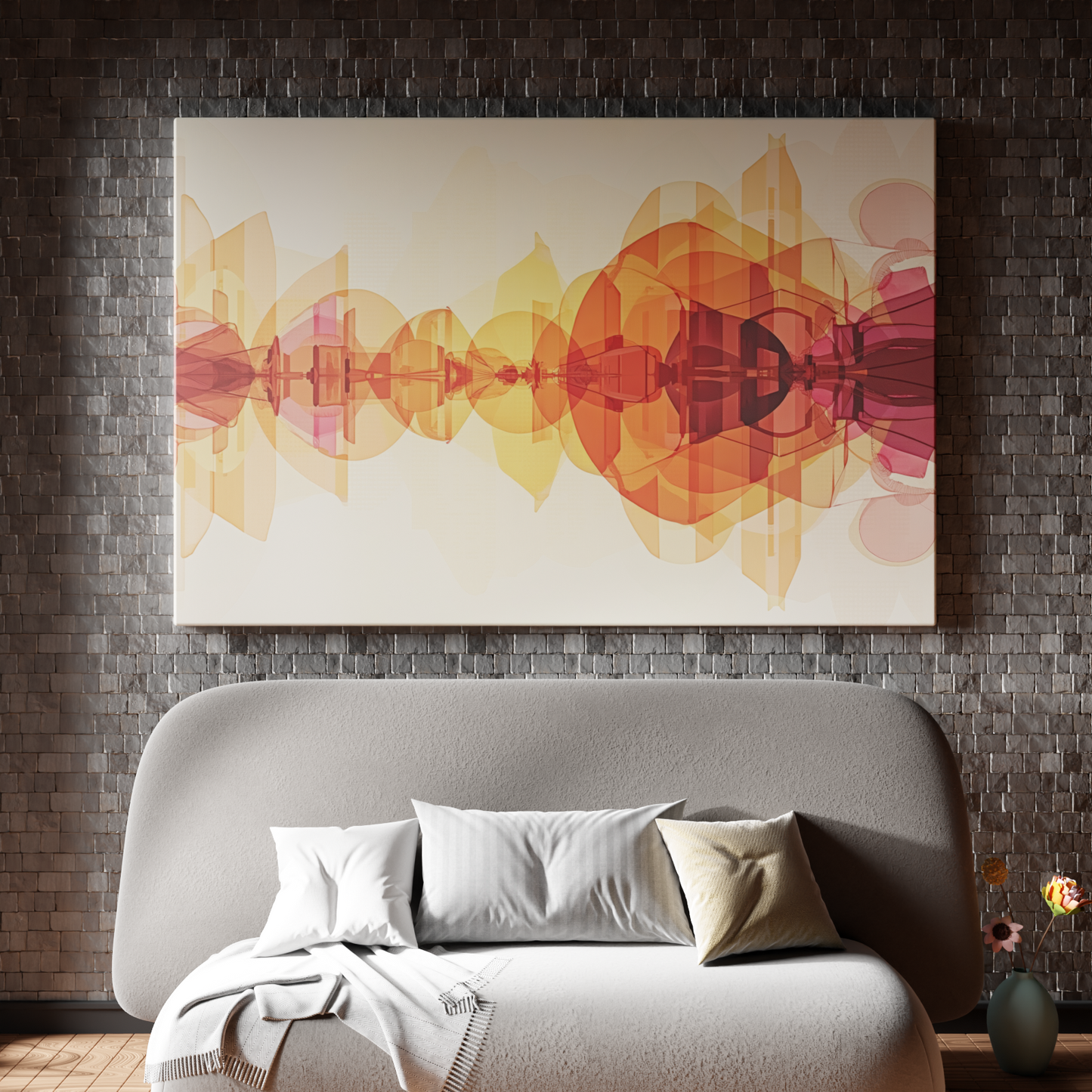 Echoes of Color: Geometric Harmony