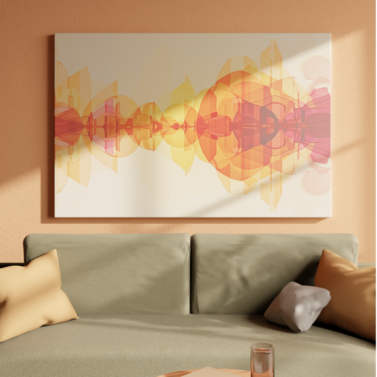 Echoes of Color: Geometric Harmony