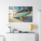 Surfboard Serenity at Dawn