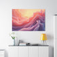Sunset Waves of Fabric
