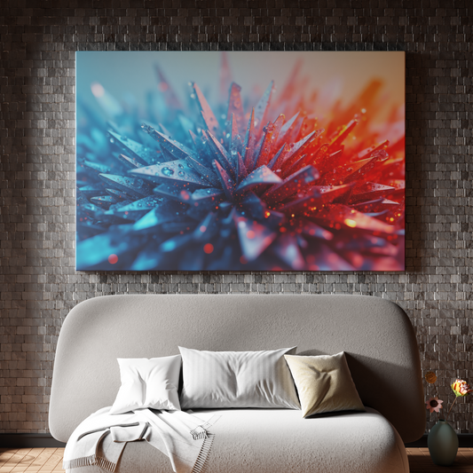 Crystal Fractals in Fiery Frost