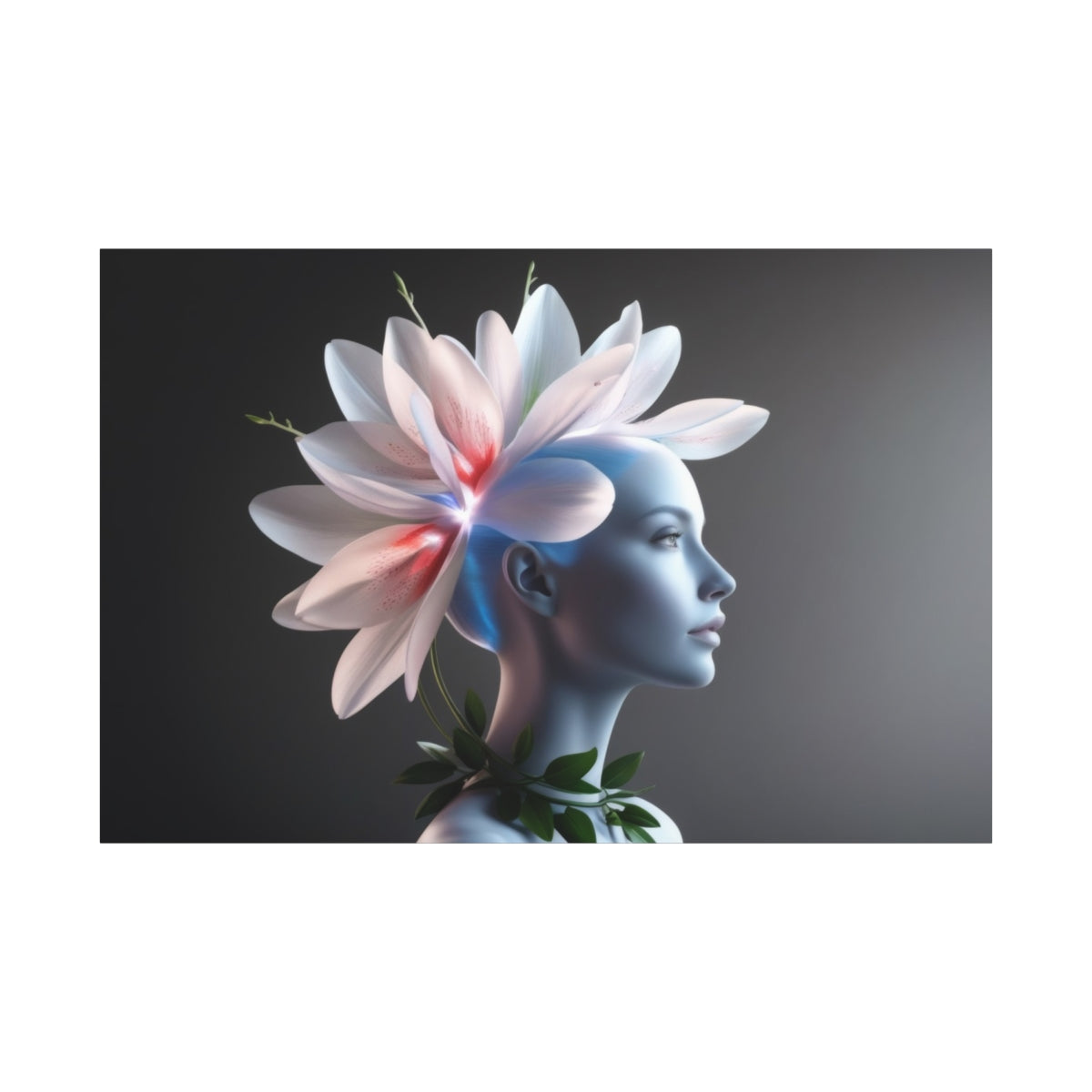 Ethereal Blossom: Portrait of Grace