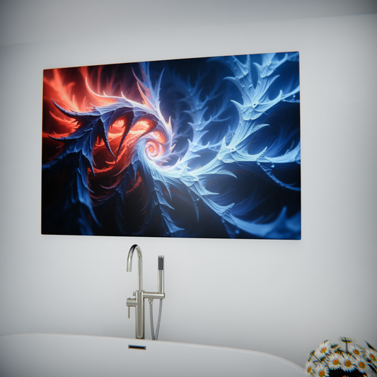 Radiant Fractal Whirlpool