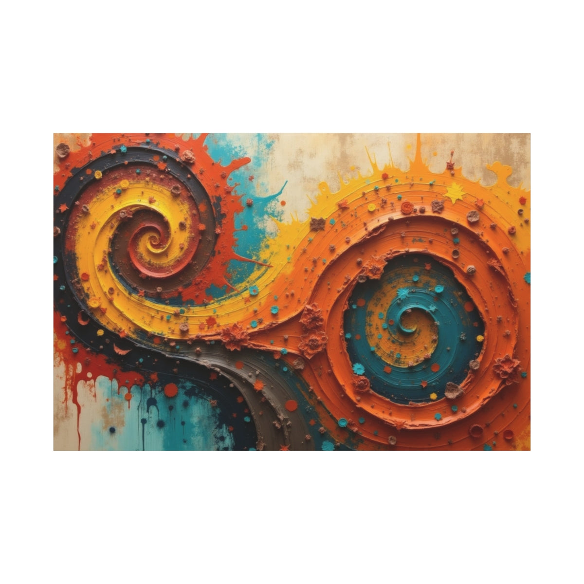 Vibrant Swirls of Creation