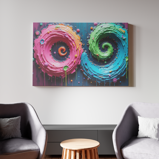 Vibrant Fusion of Colors