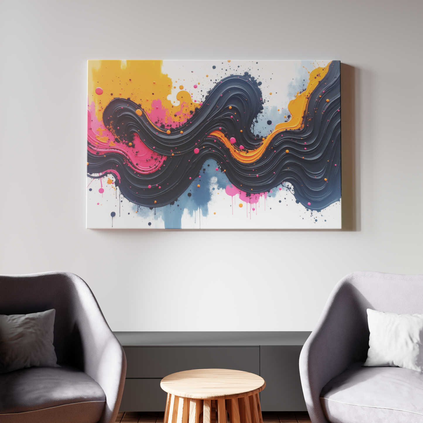Rhythms of Color: Wavy Euphoria