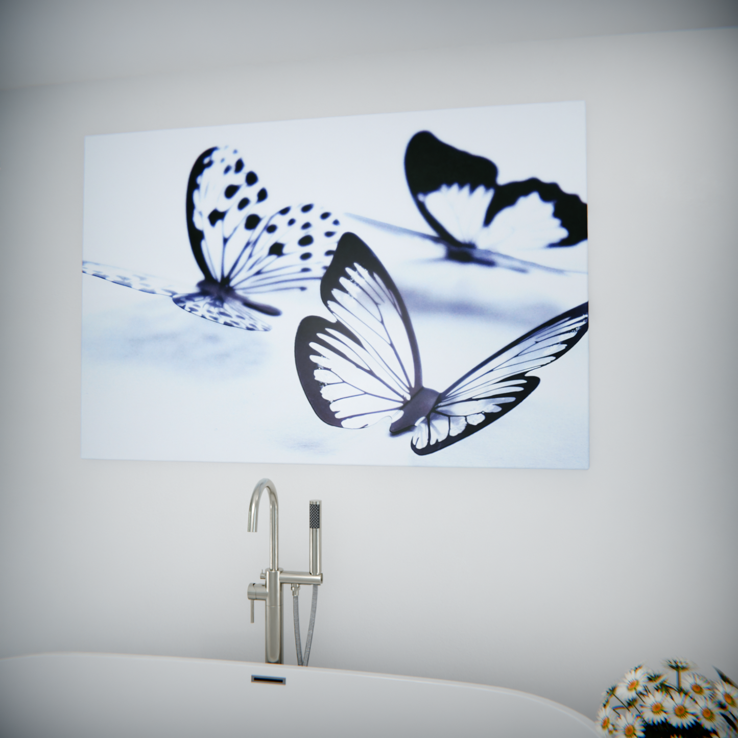 Monochrome Butterfly Dance