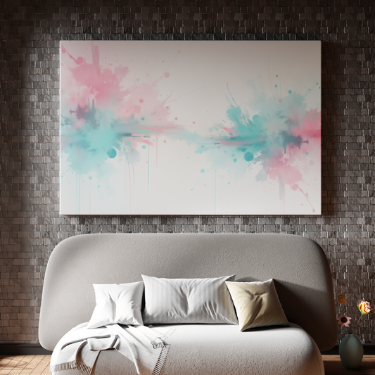 Aqua and Blush Symphony