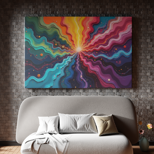 Vibrant Cosmic Eruption