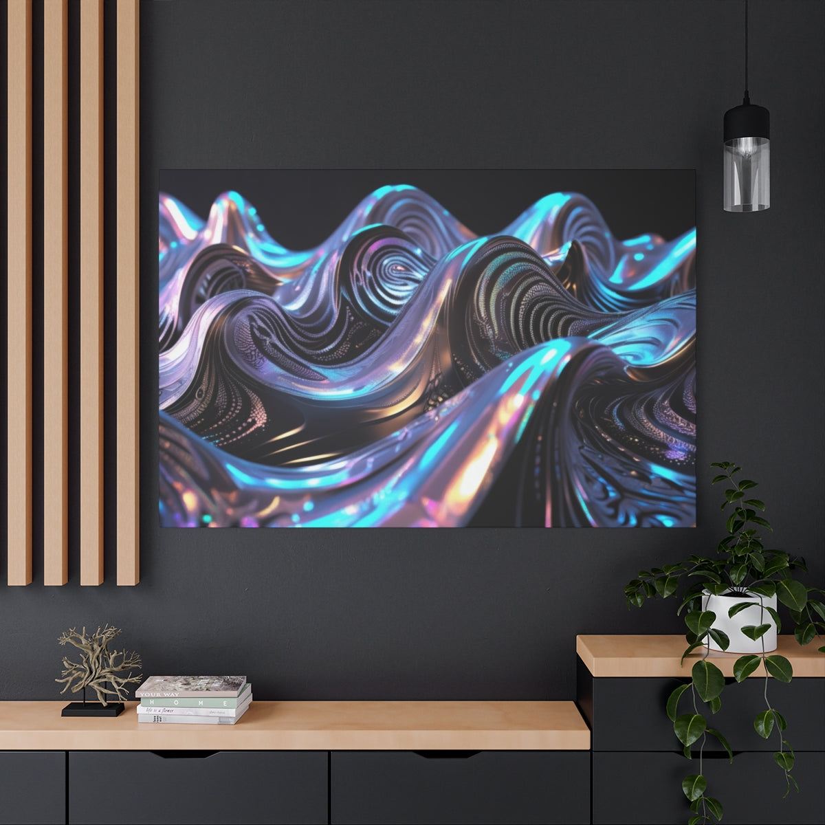 Luminescent Waves of Steel