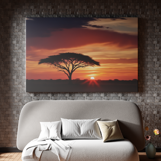 African Sunset Serenade