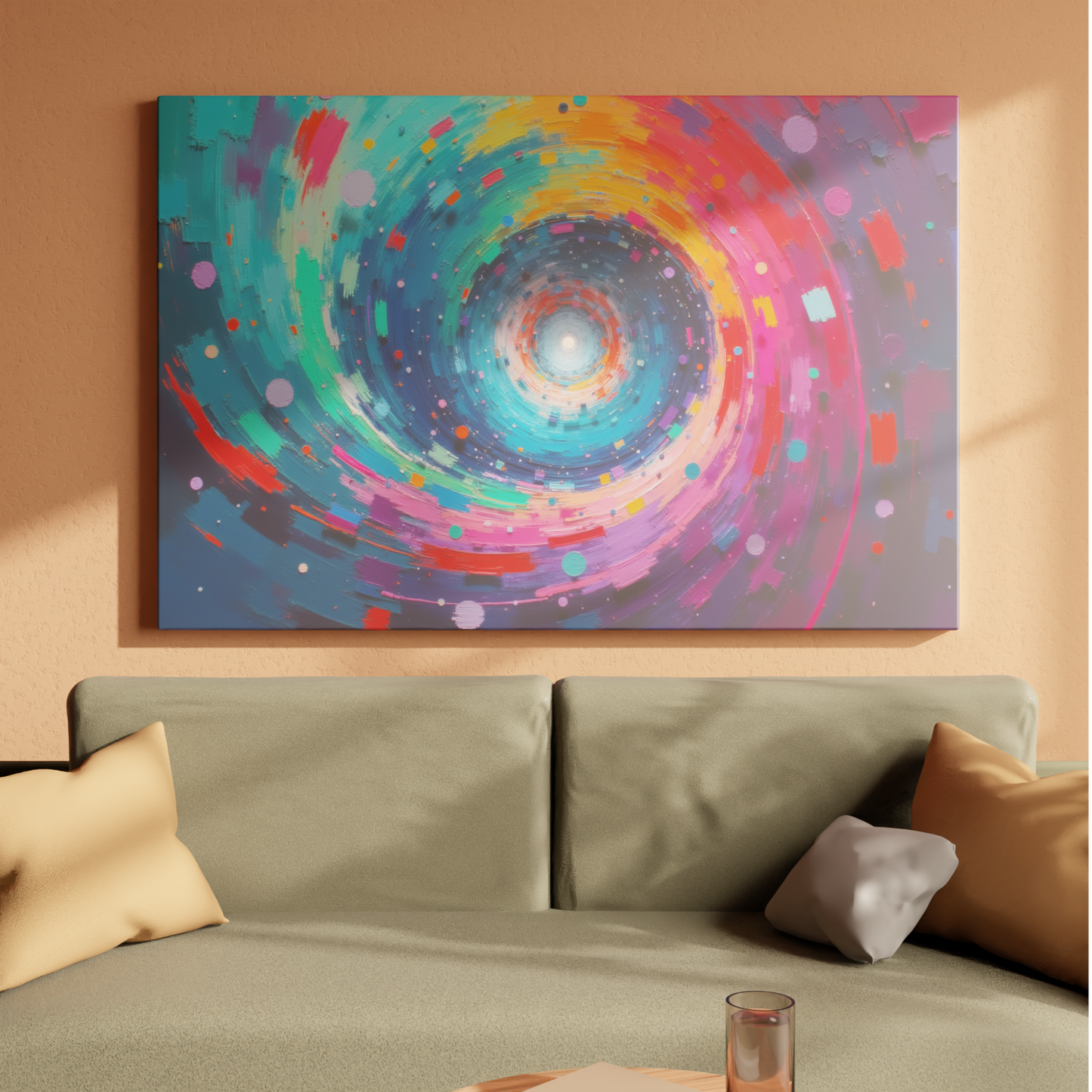 Cosmic Vortex of Color