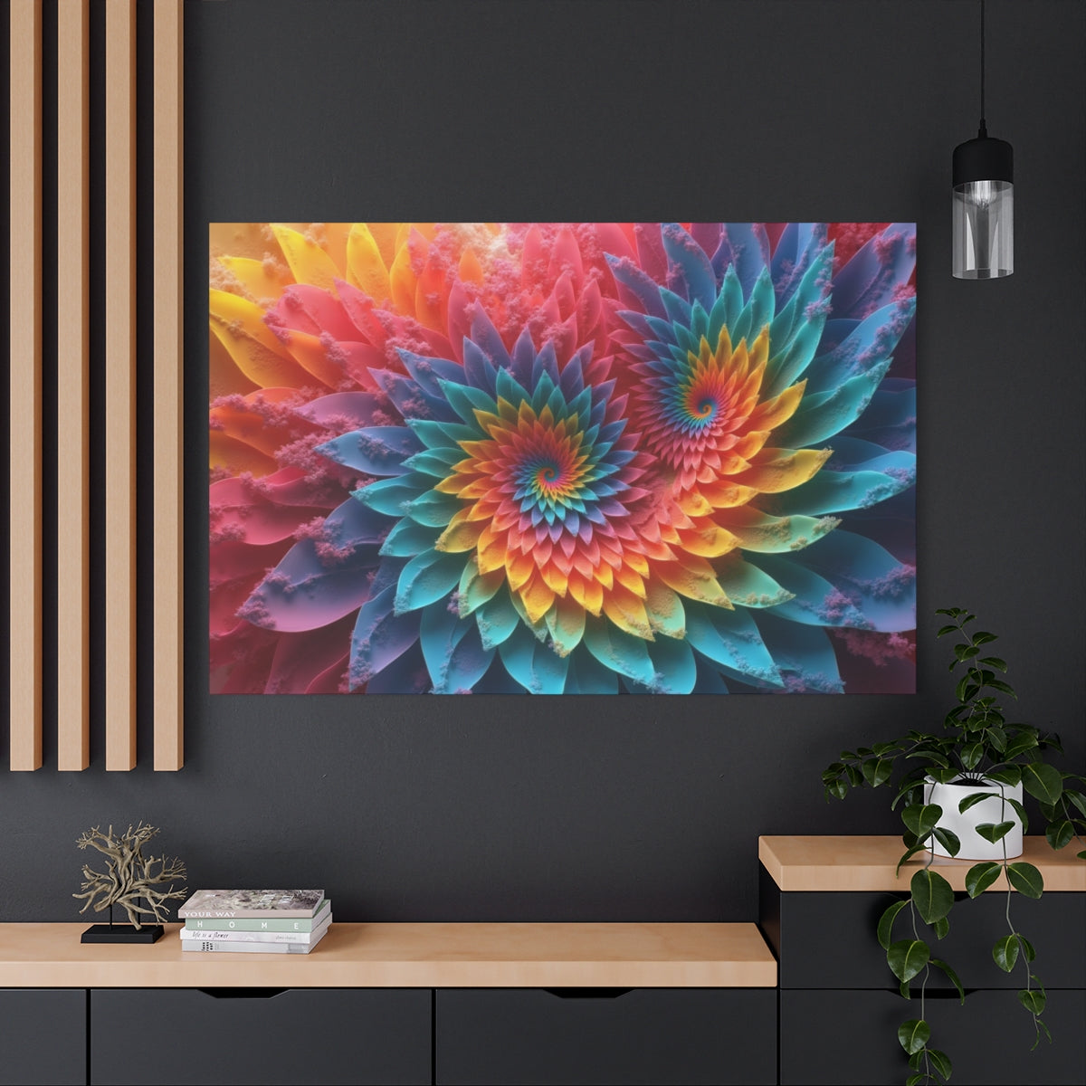 Radiant Kaleidoscope Blossoms