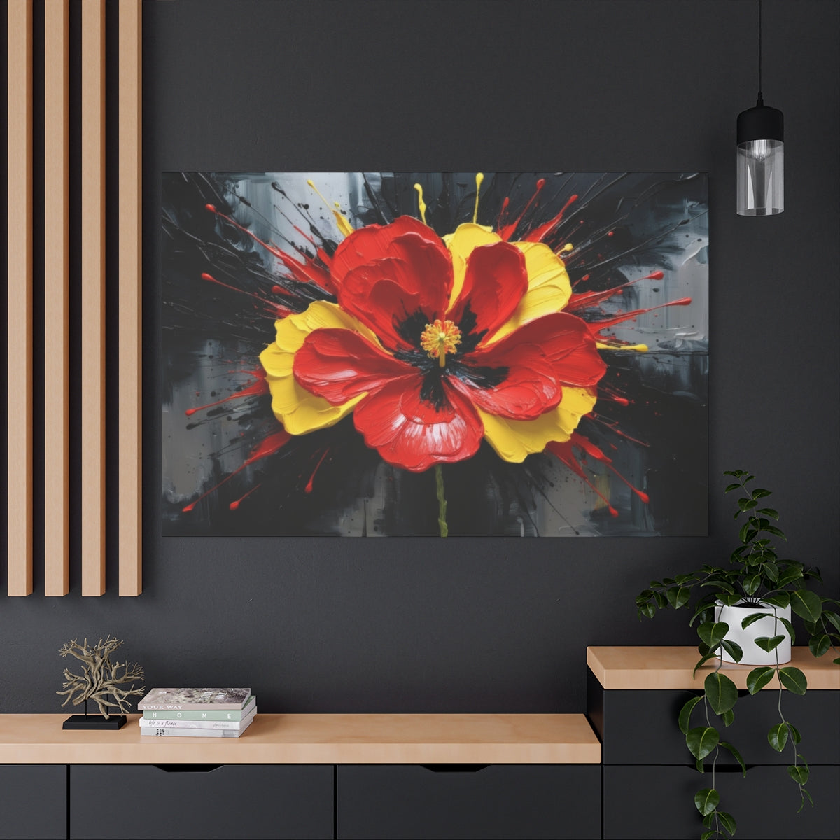 Explosive Floral Elegance