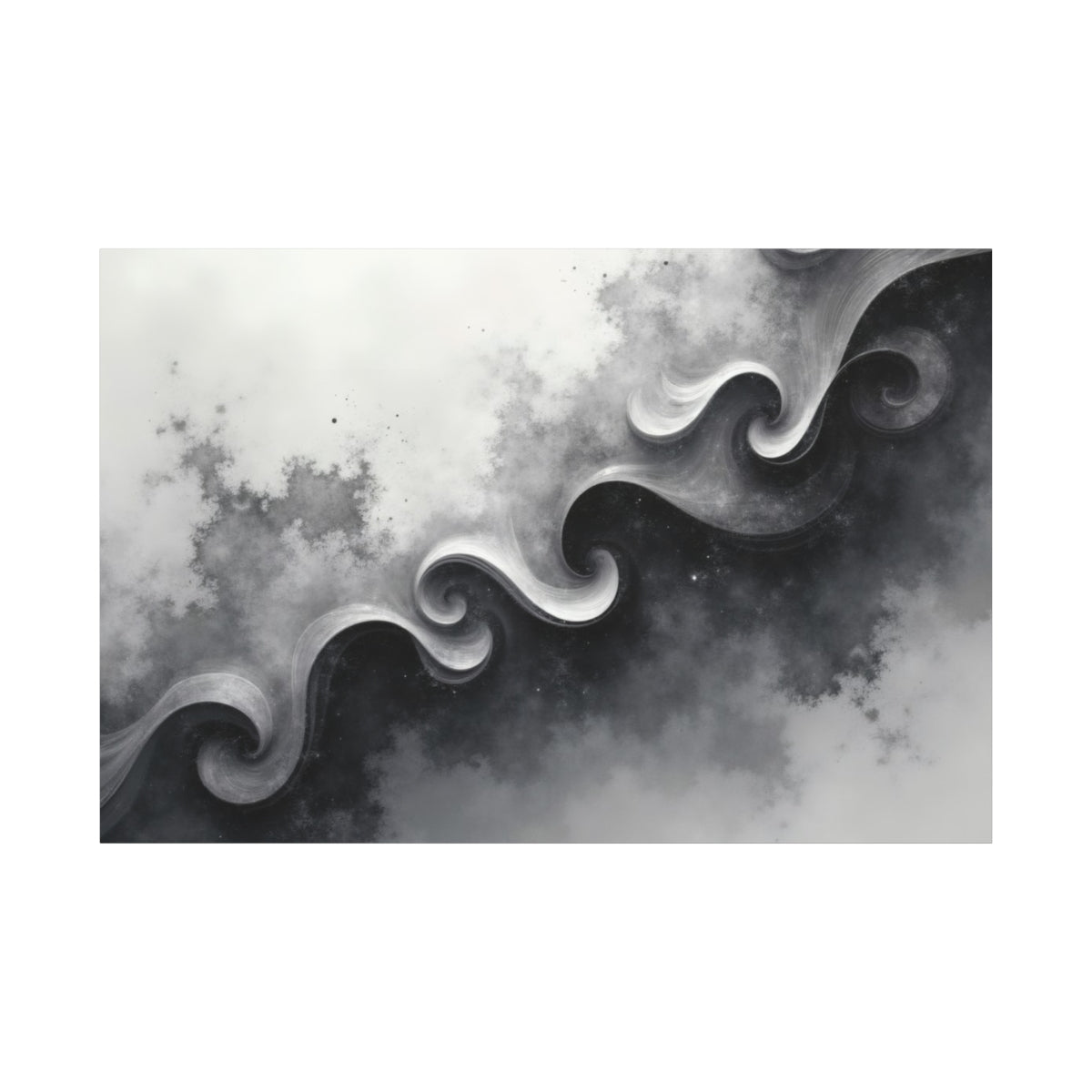 Monochrome Curvilinear Symphony