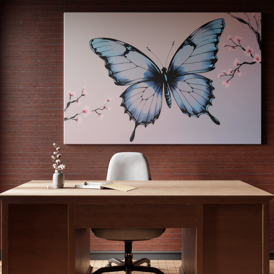 Azure Butterfly Blossom