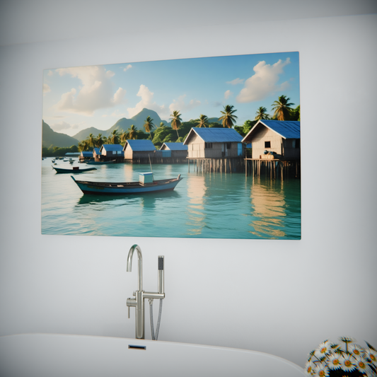 Tranquil Waters of a Stilted Village