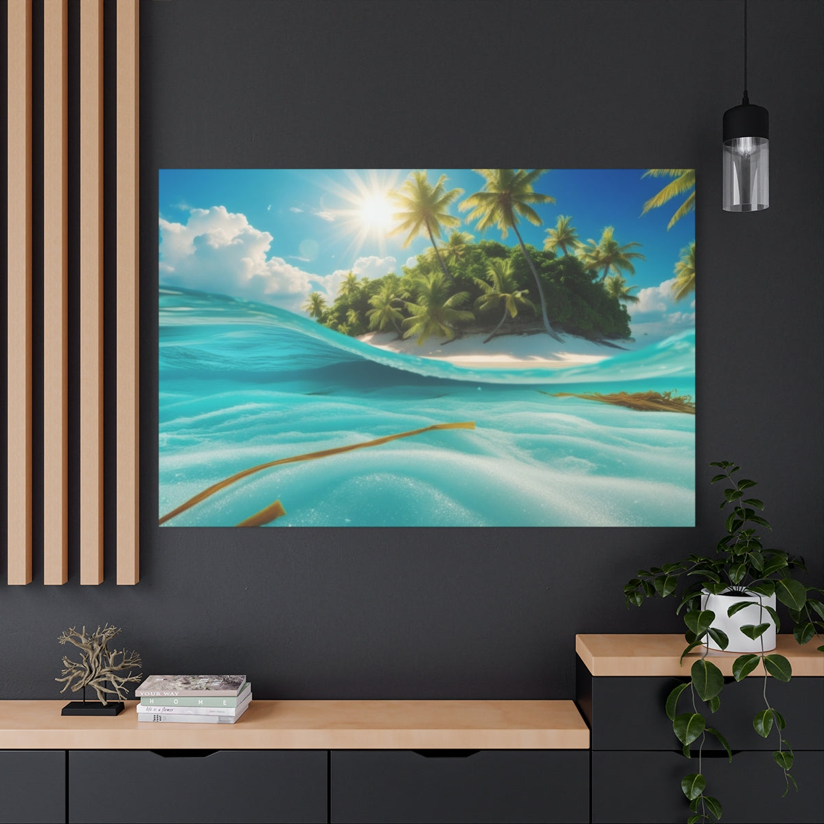 Island Serenity: Above and Below