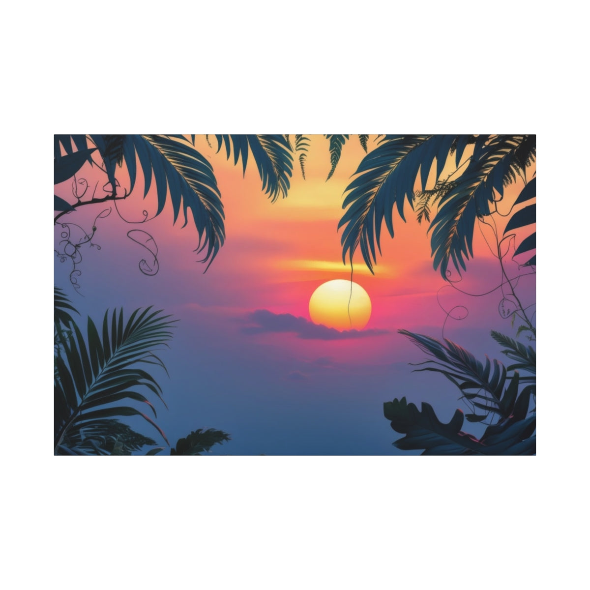 Tropical Sunset Serenity