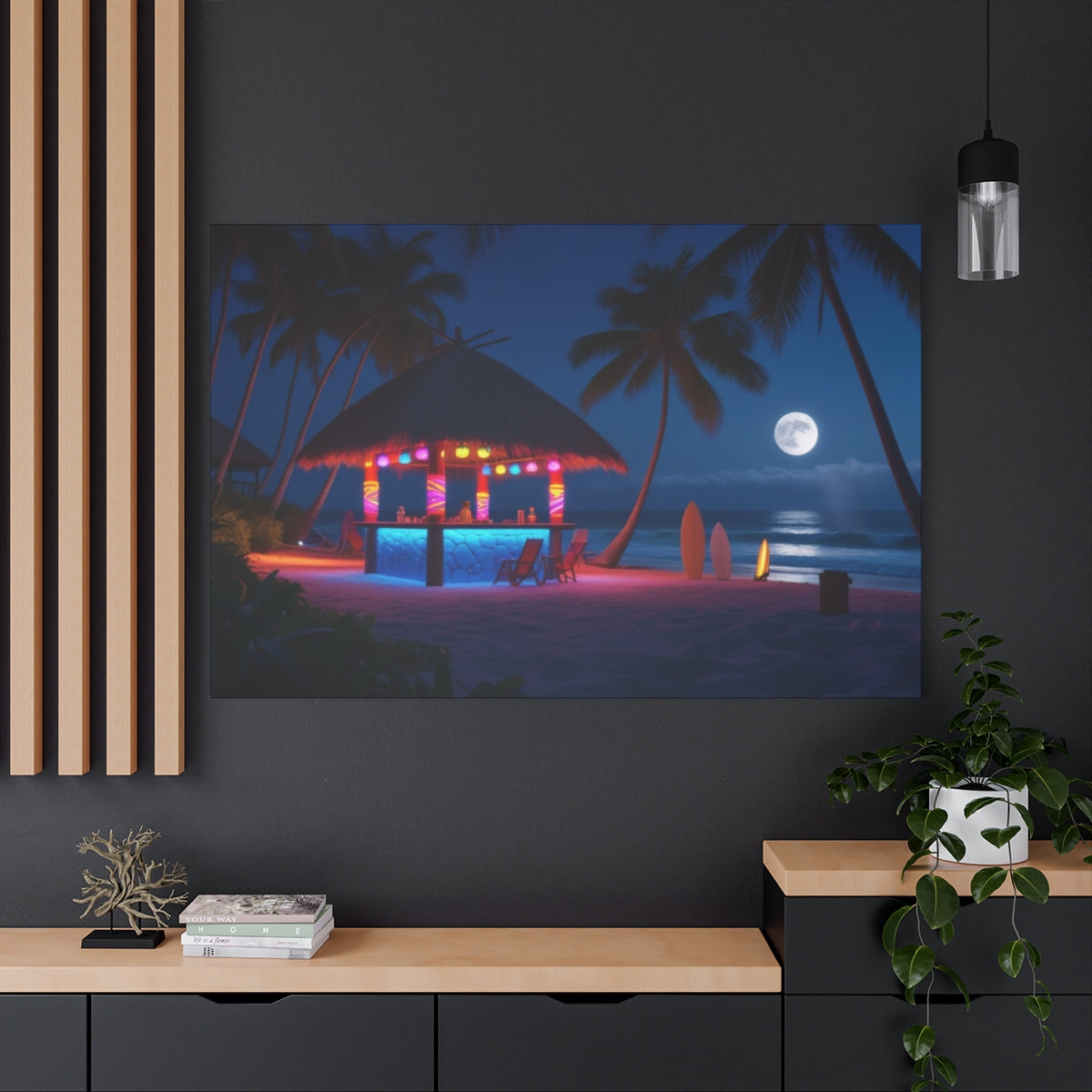 Moonlit Beach Oasis