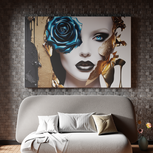 Elegance in Metallic Blooms
