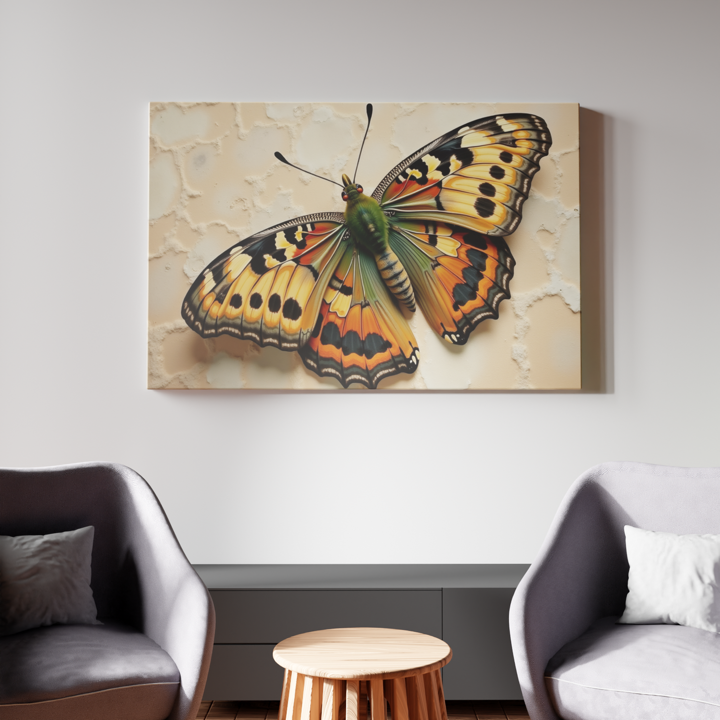 Vibrancy of the Painted Butterfly