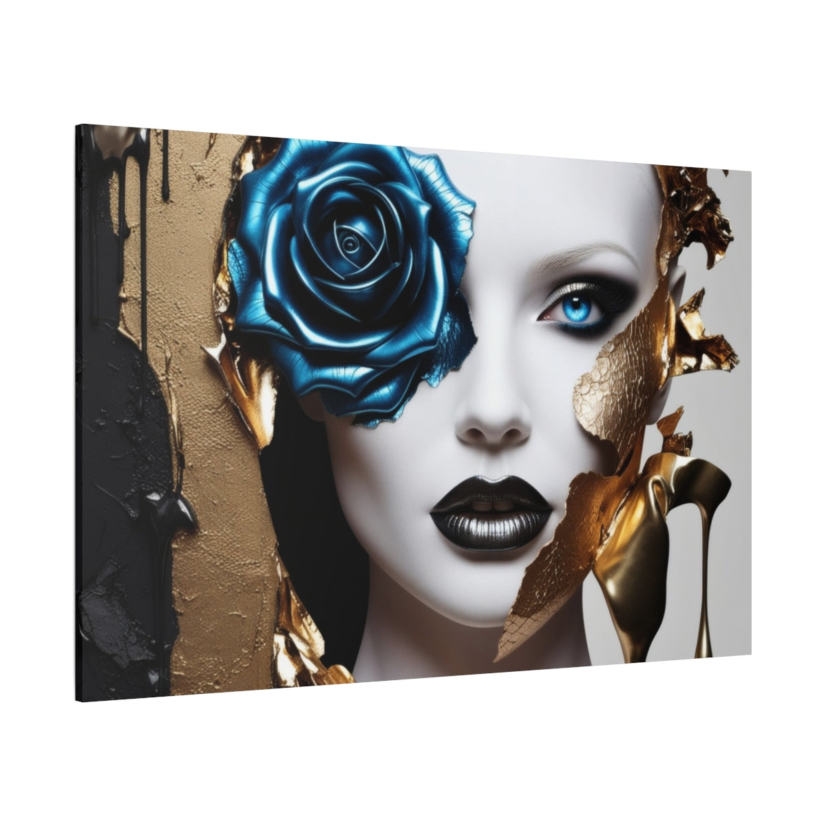 Elegance in Metallic Blooms