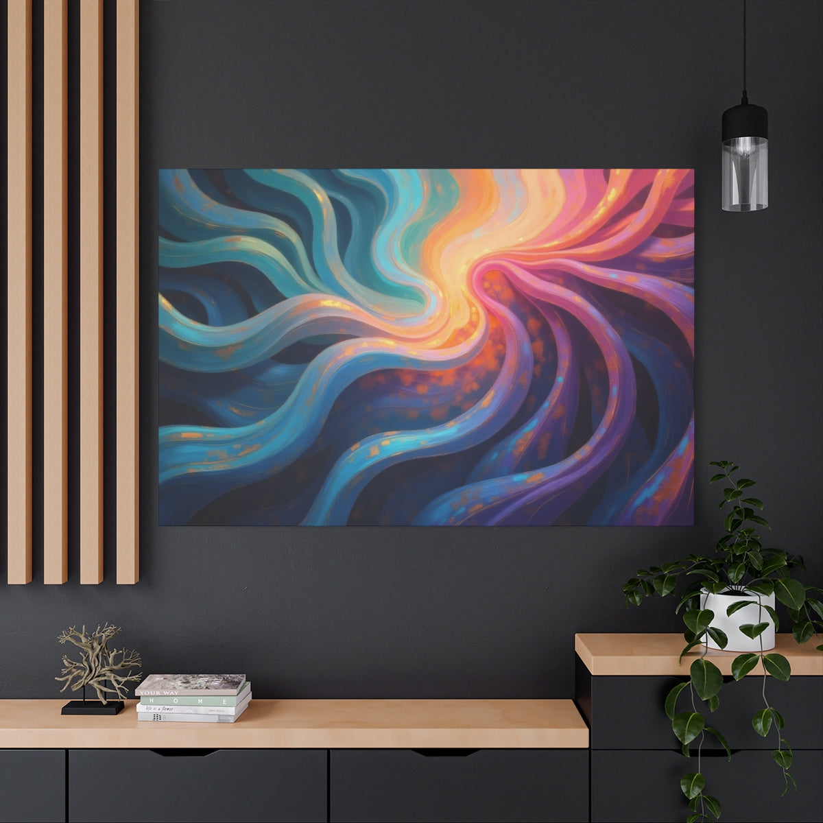 Ethereal Flow of Colors