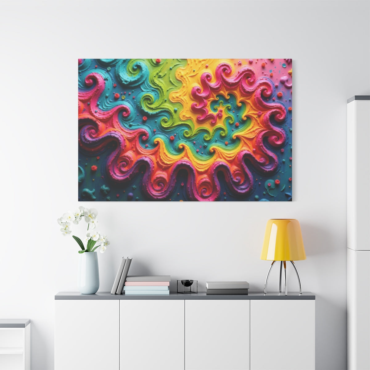 Swirling Vortex of Colors