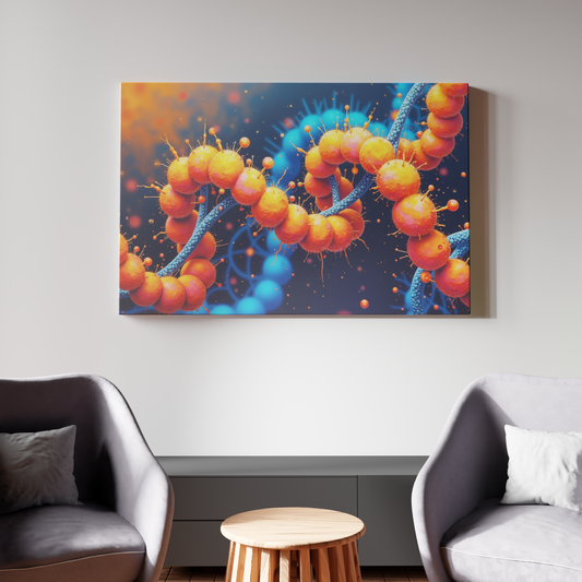 Molecular Dance of Color