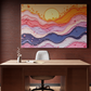Sunset Symphony in Pastel Waves