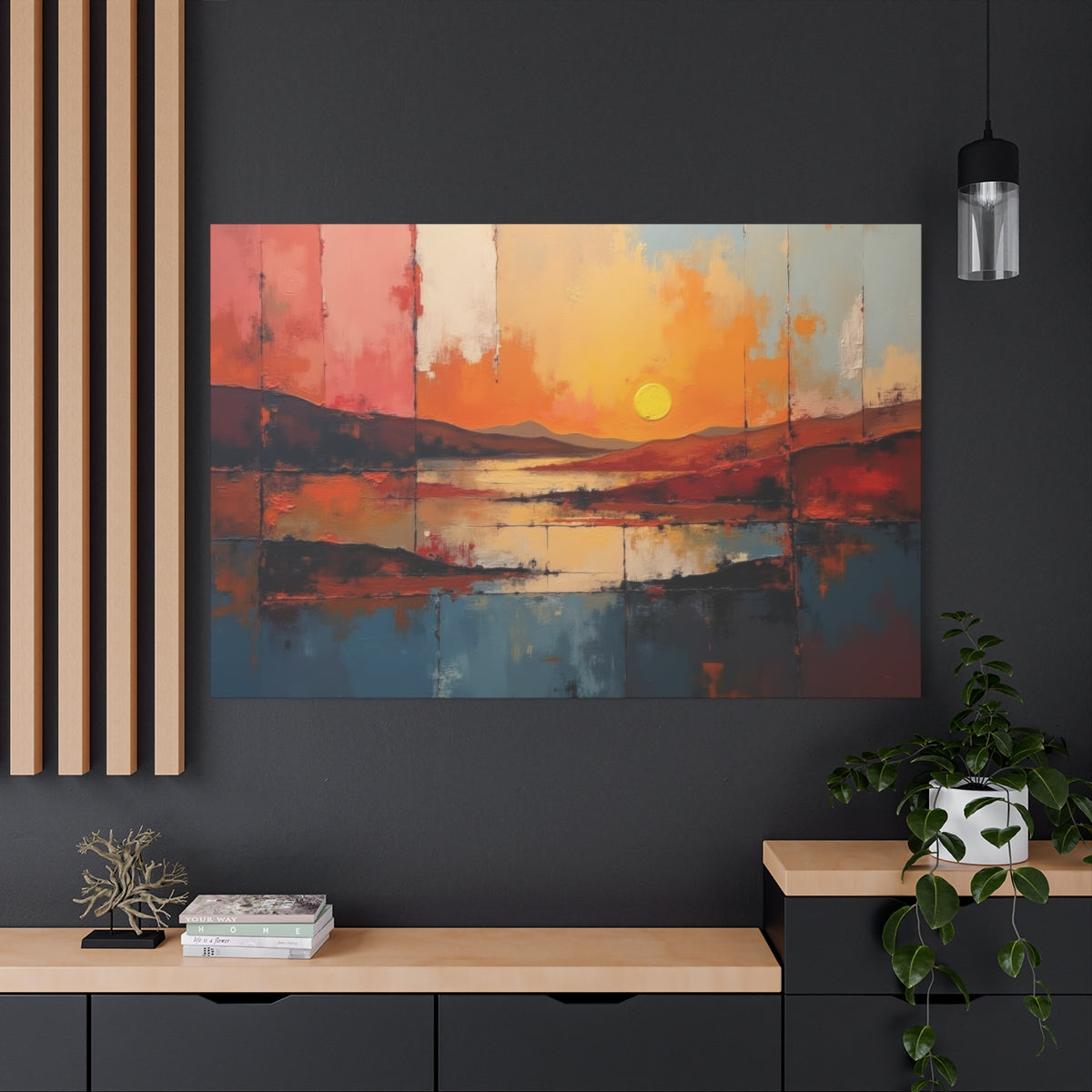 Sunset Symphony Over Tranquil Waters