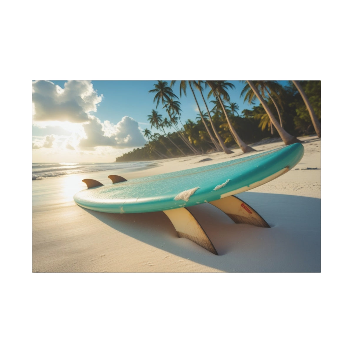 Surfboard Serenity at Dawn