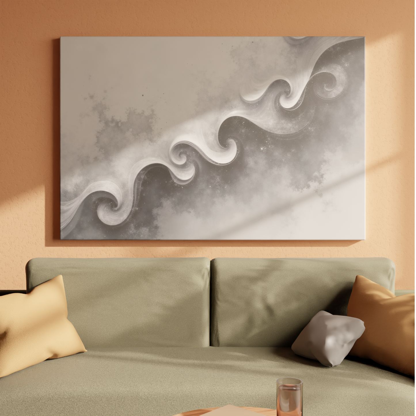 Monochrome Curvilinear Symphony