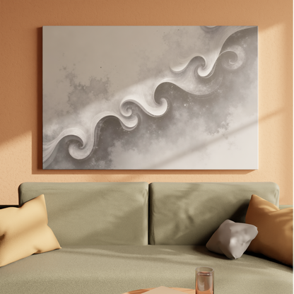Monochrome Curvilinear Symphony