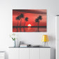 Crimson Sunset Oasis