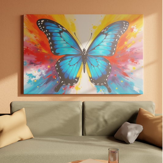 Vibrant Butterfly Explosion