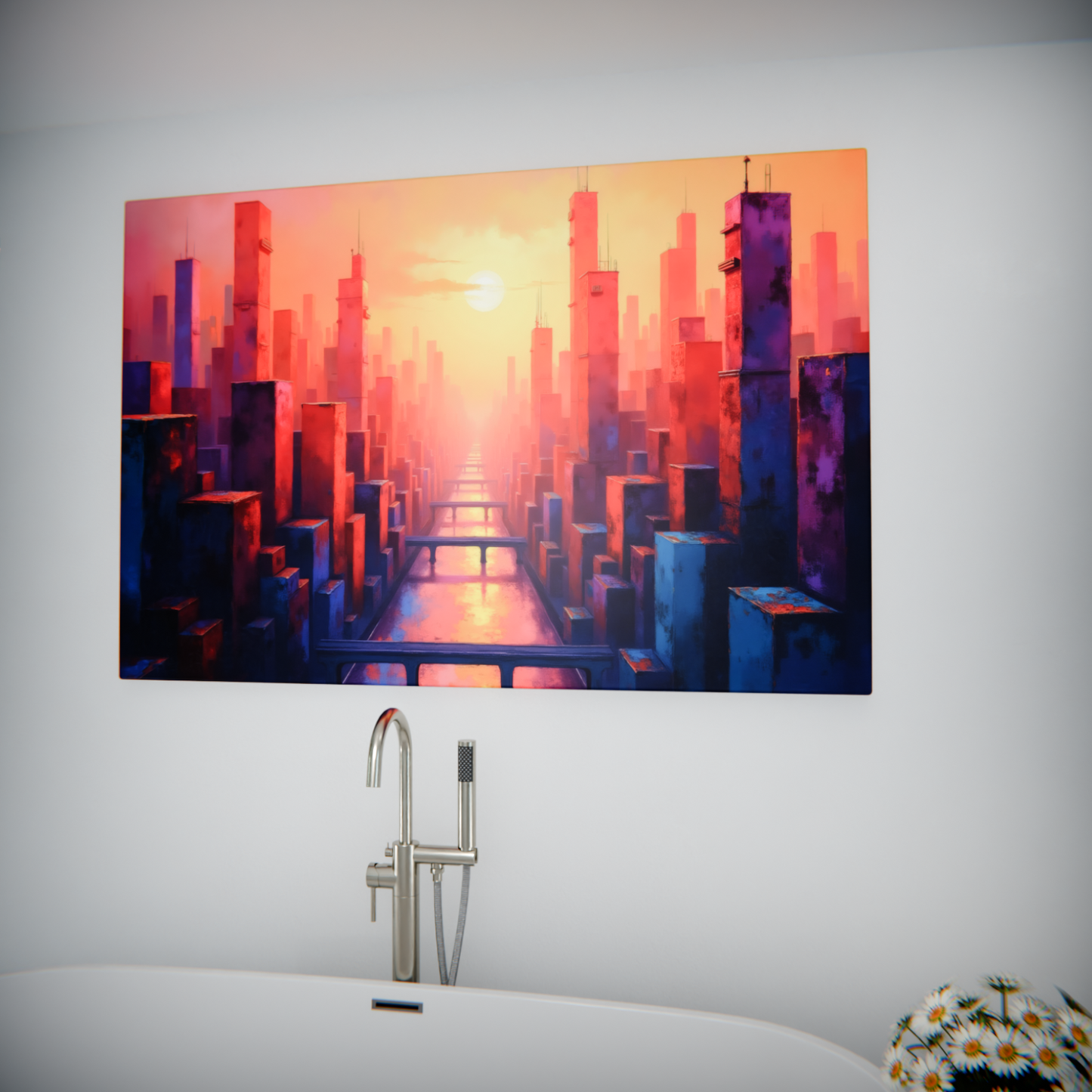 Sunset Over Metropolis