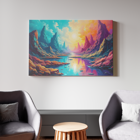 Fantastical Peaks at Dusk