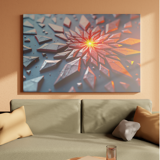 Geometric Solar Flare