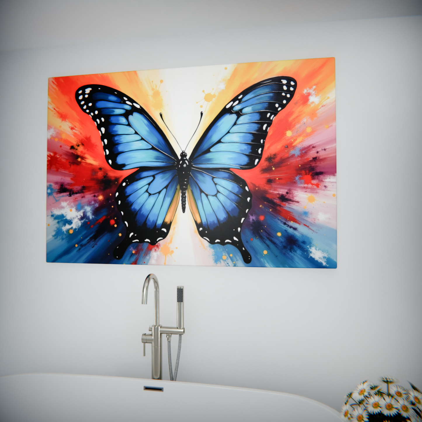 Vibrant Butterfly Explosion