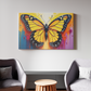 Vibrant Monarch on Splashing Hues